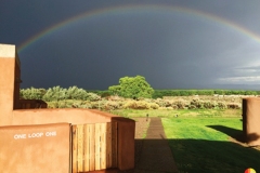 Rainbow arcing La Luz