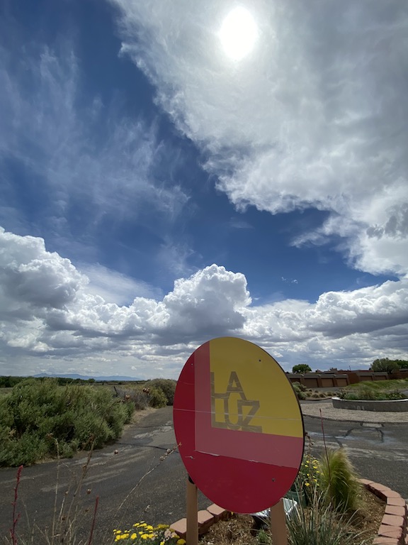 La Luz entrance against vast sky